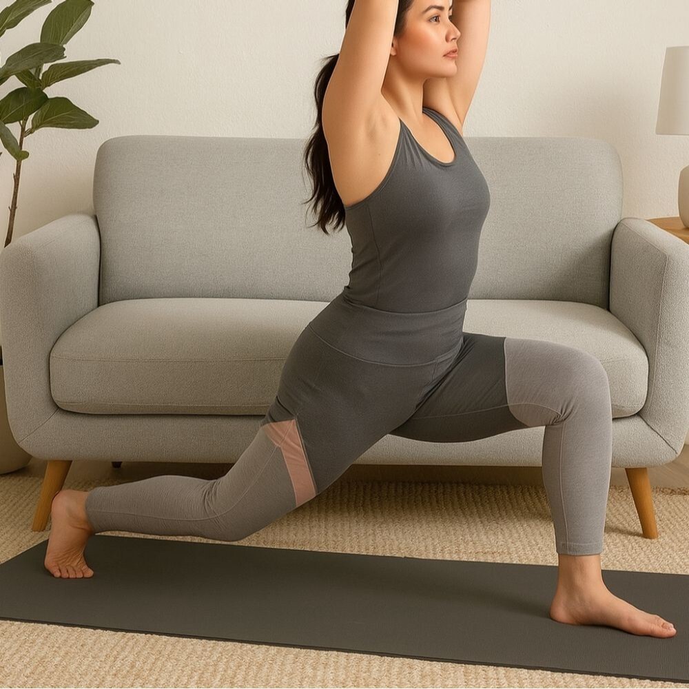 Old Navy Women's Active Go Dry Gray-Pink Color Block Full Length Leggings Large